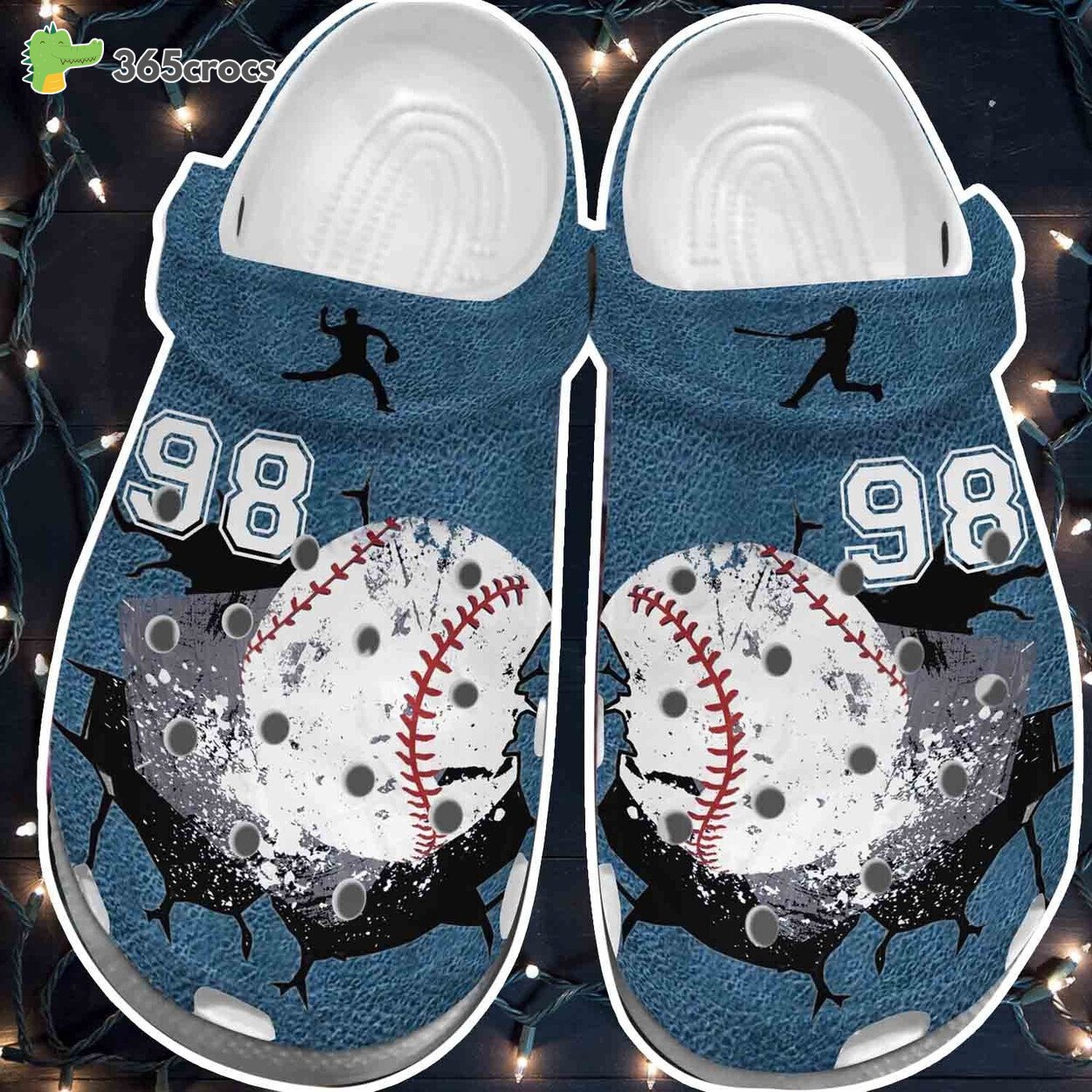 Baseball Falls Against The Wall Shoes Clogs For Batter Custom Shoe Gift For Fan Baseball