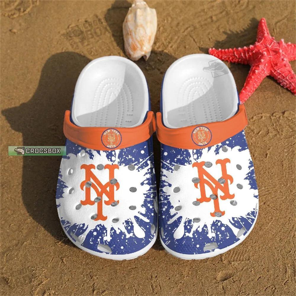 Baseball Mets Aloha Clogs Custom