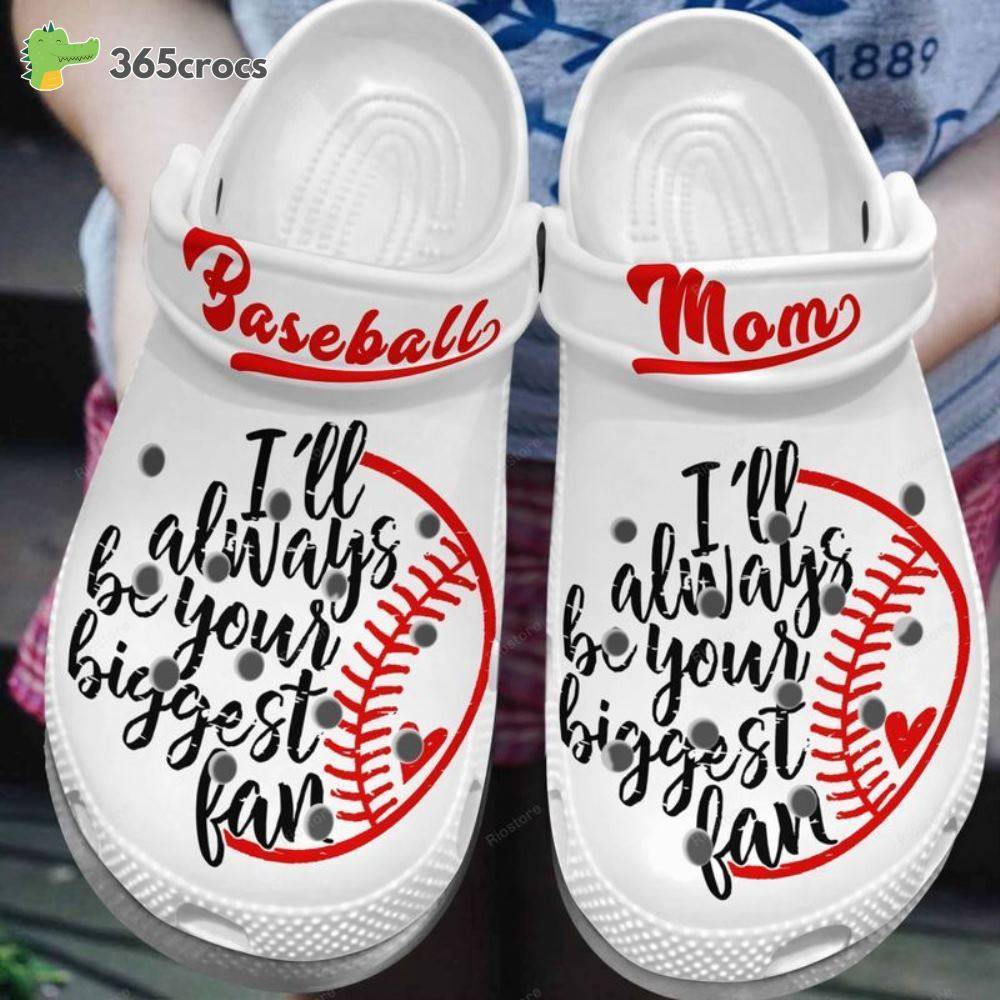 Baseball Mom Classic Clogs Shoes Sporty Theme Croc Water Shoes Baseballl Lovers Crocss Clog Shoes