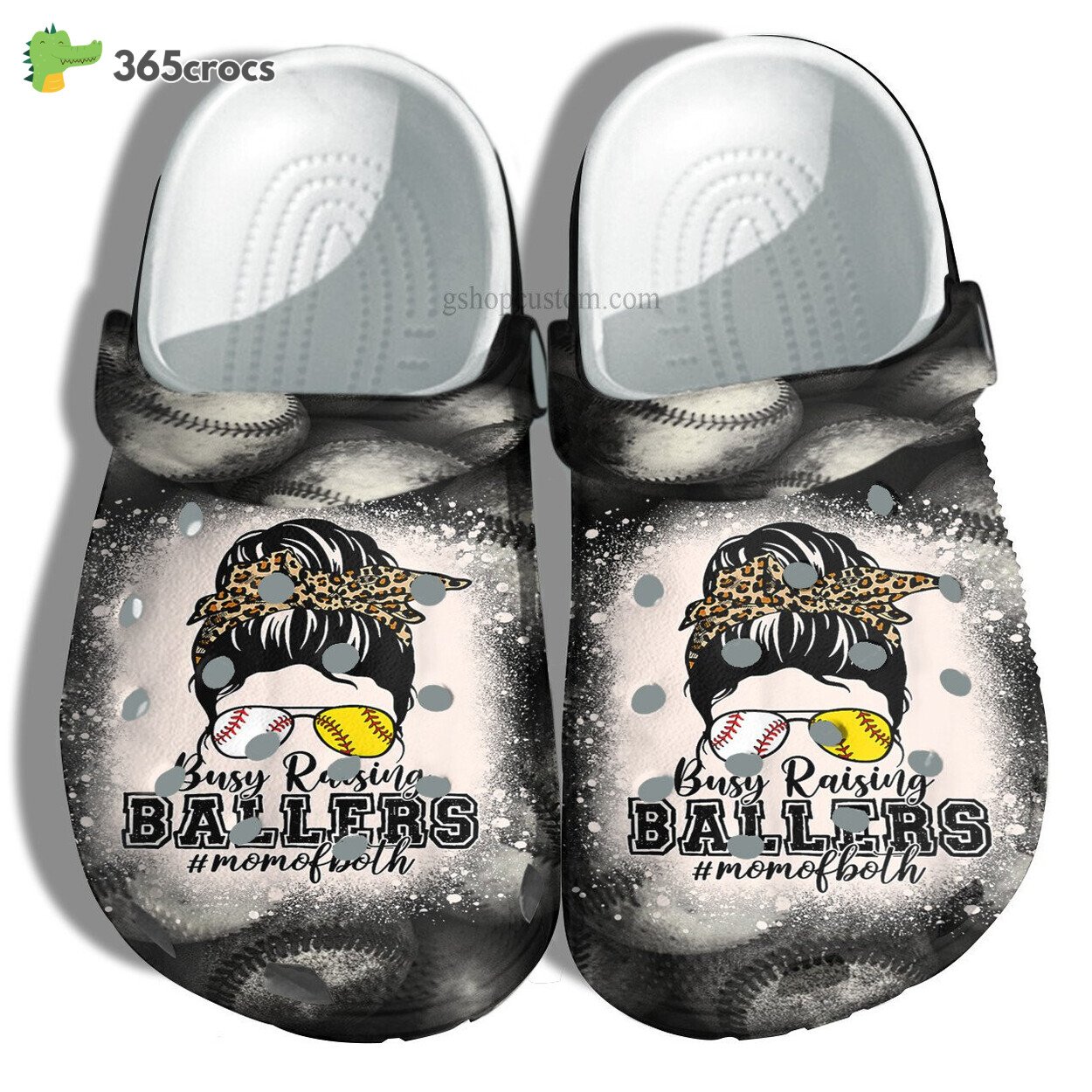 Baseball Mom Of Both Shoes For Mother’s Day Baseball Mom Busy Raising Ballers Shoes Croc Clogs