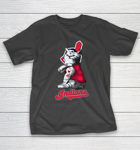 Baseball My Cat Loves Cleveland Indians T-Shirt