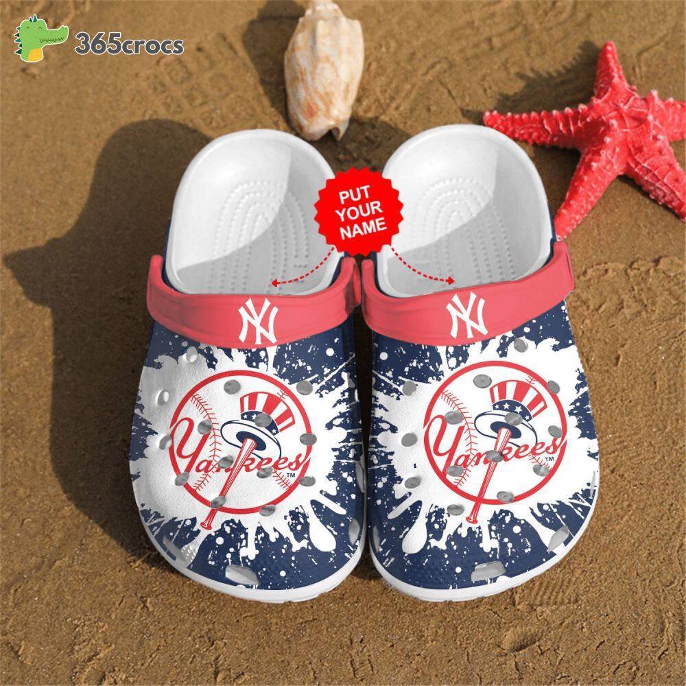 Baseball New York Yankees Colorful For Unisex Crocss Clog Shoes