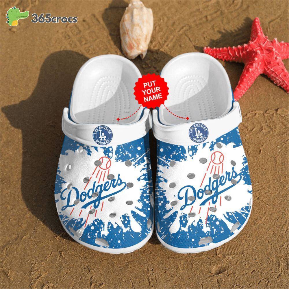 Baseball Official La Dodgers Colorful For Unisex Crocss Clog Shoes