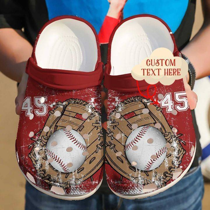 Baseball Personalized Colorful Crocss Classic Clogs Shoes