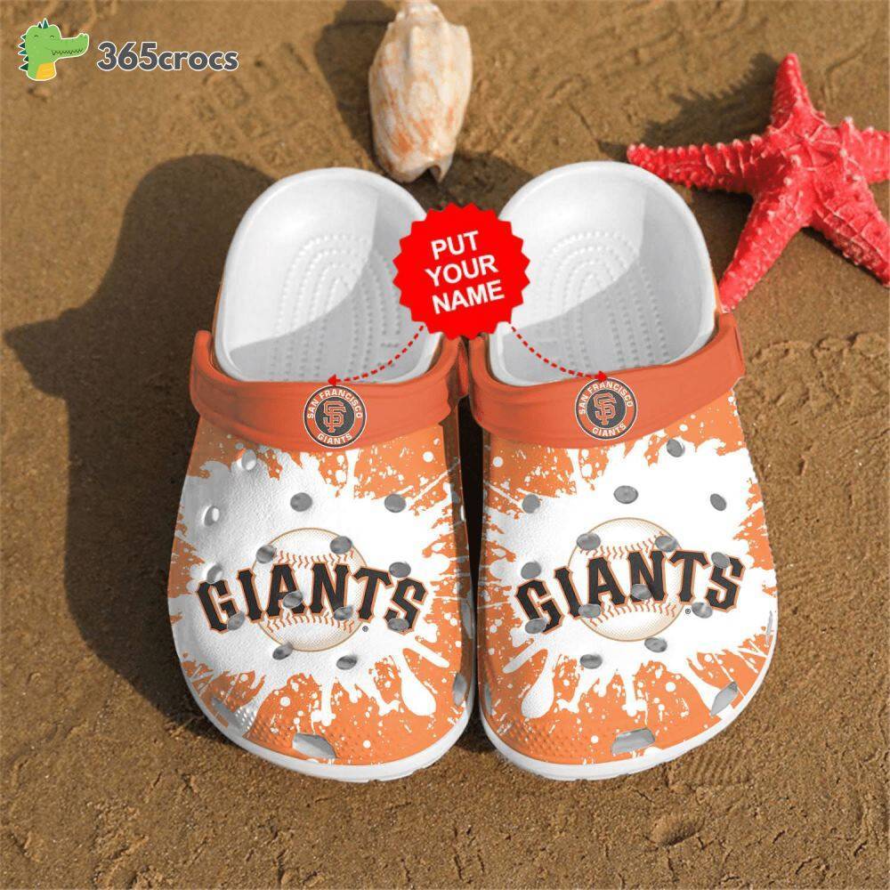 Baseball Sf Giants For Baseball Fans Men Women Crocss Clog Shoes