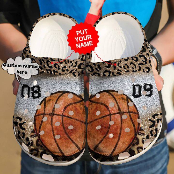 Basketball – Basketball Personalized Leopard Clog Crocss Shoes For Men And Women