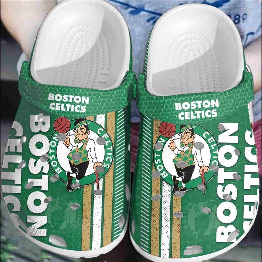 Basketball Boston Celtics Crocband Crocss Clog Shoes