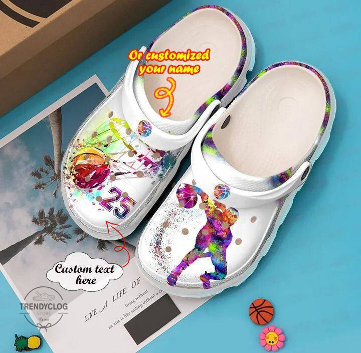 Basketball Crocss Basketball Personalized Colourful Clog Crocss Shoes