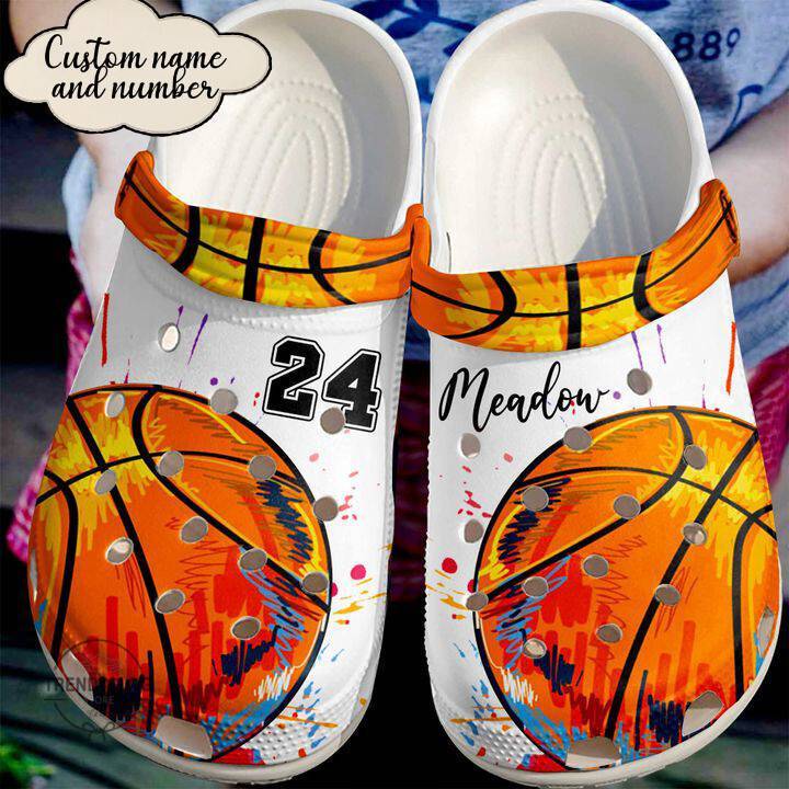 Basketball Crocss Basketball Personalized I Love Clog Crocss Shoes