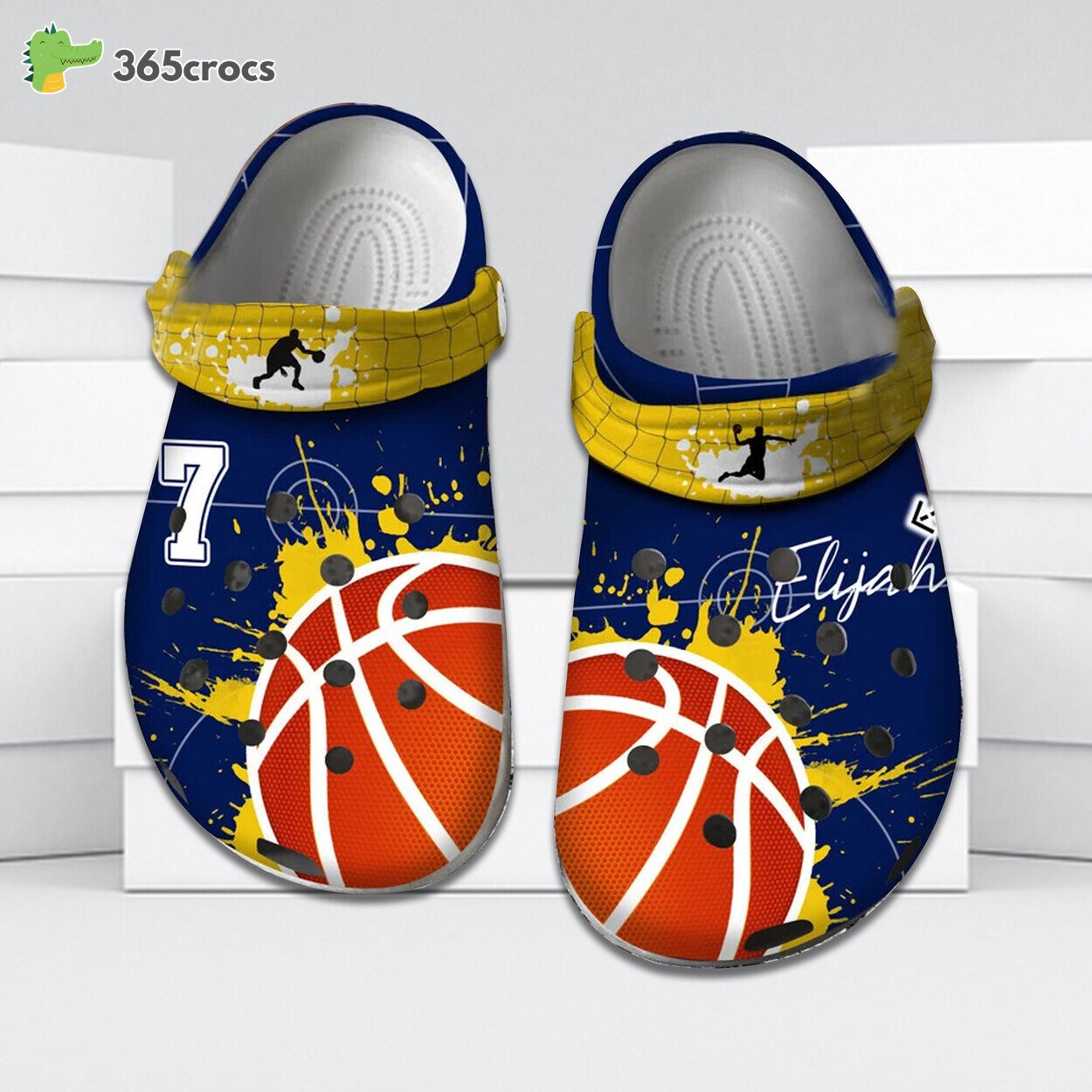 Basketball Custom Edition Passionate Player Name Number Comfortable Crocss Clogs Shoes