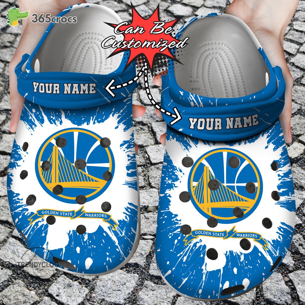 Basketball Fans’ Must Have Golden State Warriors Team Inspired Clog Shoes