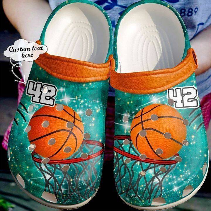 Basketball Personalized Galaxy Net Classic Clogs Crocss Shoes