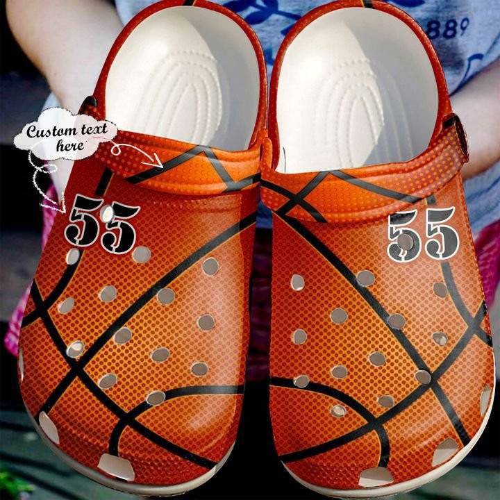 Basketball Personalized Leather Texture clog Crocss Shoes Basketball