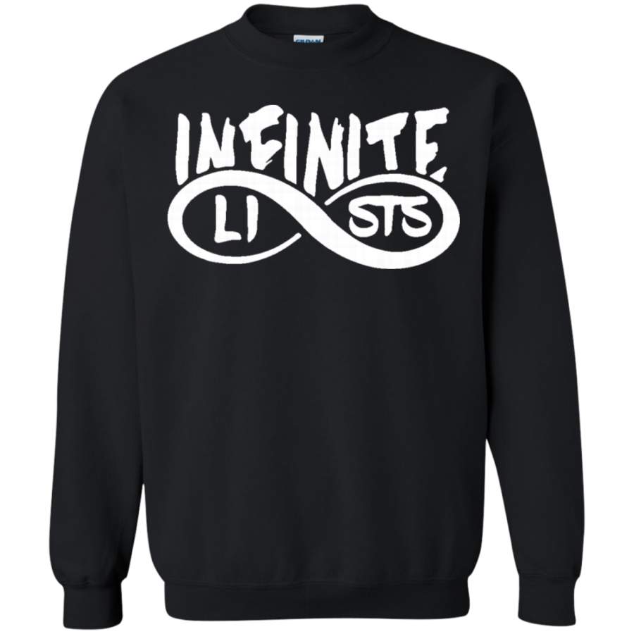 AGR infinite lists logo Crewneck Pullover Sweatshirt