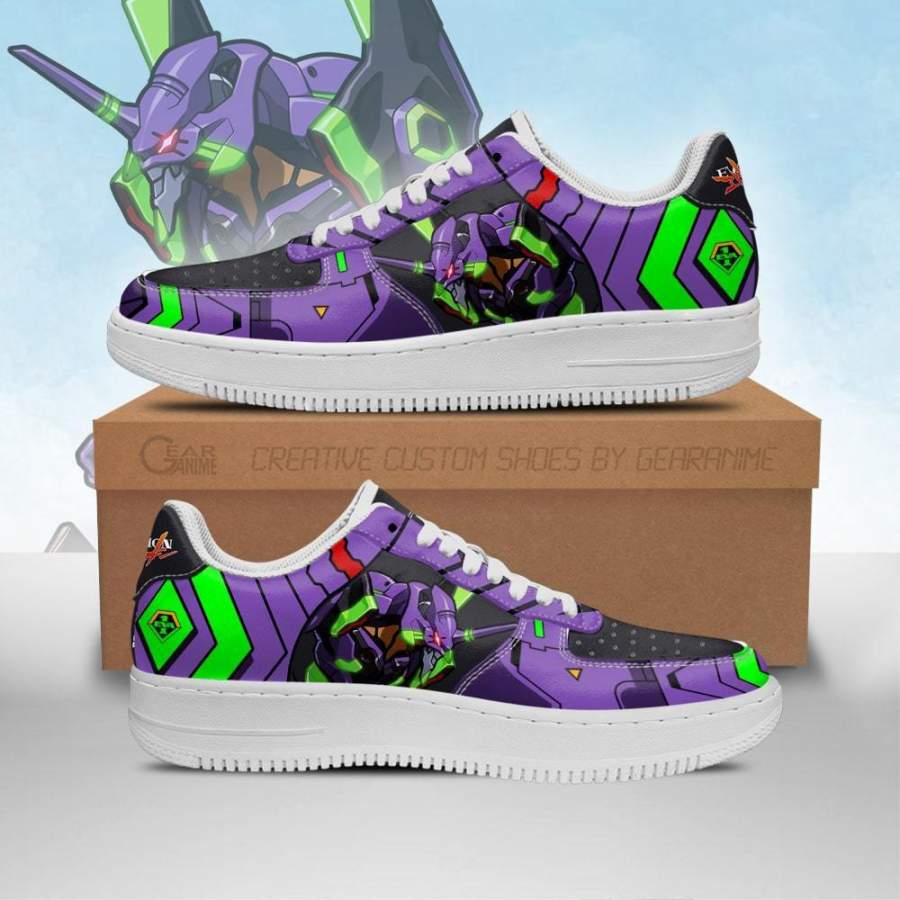 Evangelion Unit-01 Air Sneakers Neon Genesis Evangelion Shoes