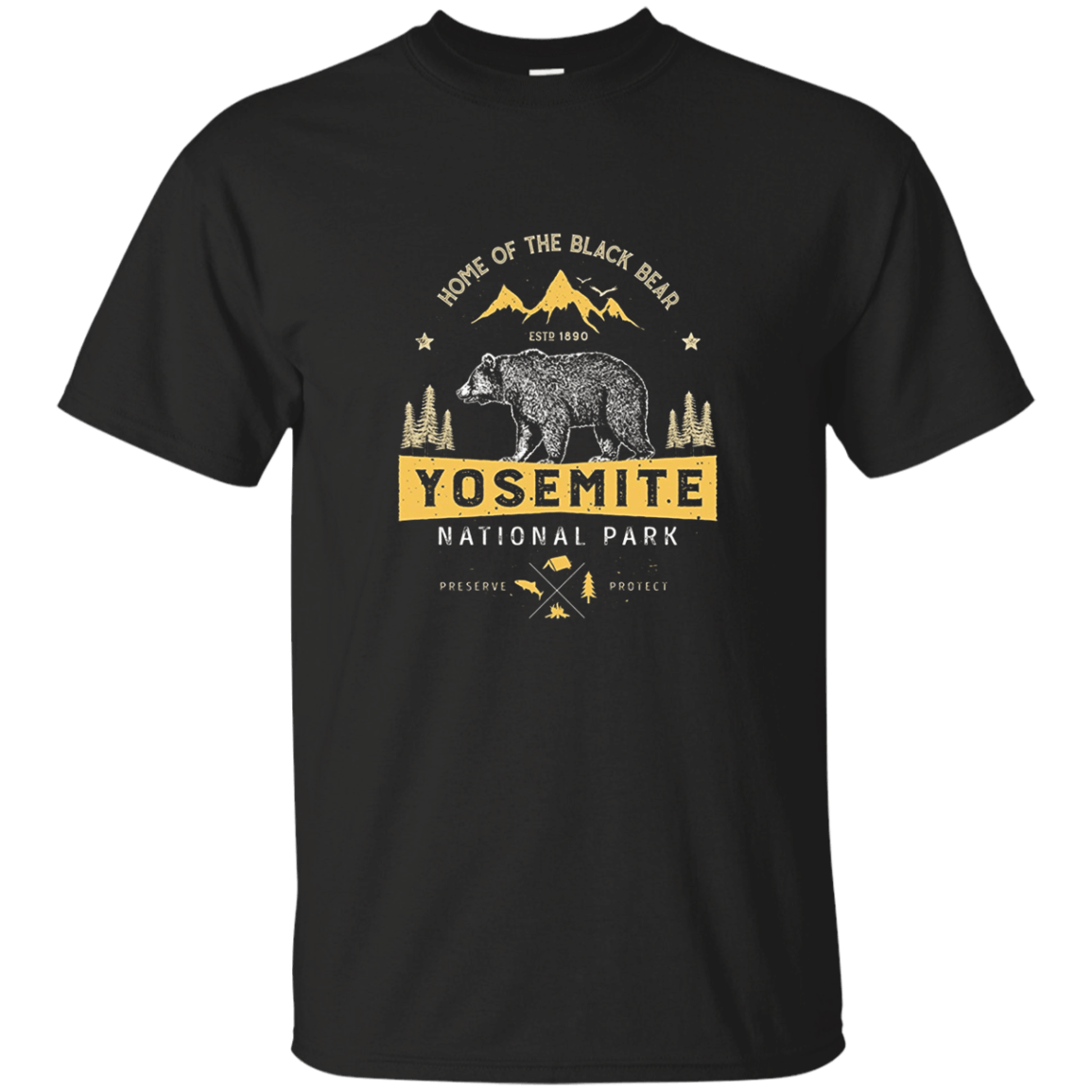 Yosemite National Park California T shirt – Vintage Bear