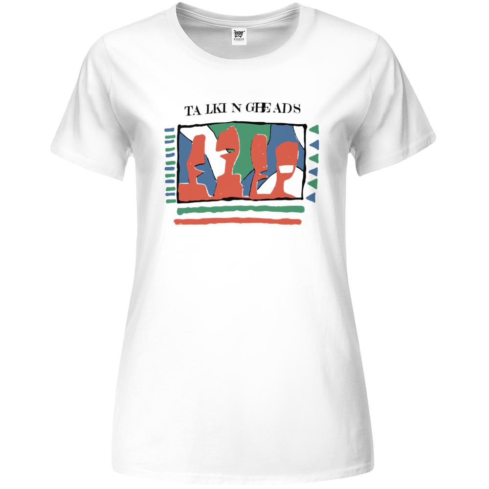 Talking Heads – Yellow Premium Womens T Shirts