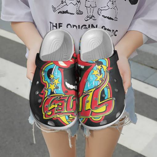 The Rolling Stones Graffiti Style Crocs