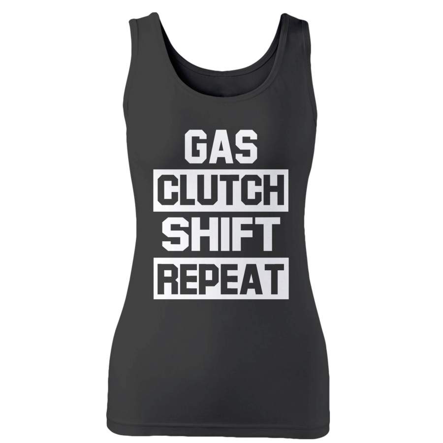 Gas Clutch Shift Repeat Woman’s Tank Top