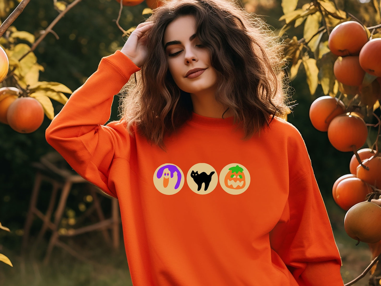 Halloween Classic 2D Crewneck Sweatshirt All Over Print Sweatshirt For Women Sweatshirt For Men