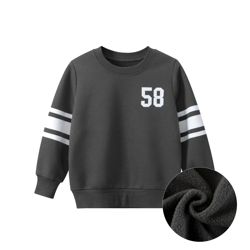 2022 New Arrival Kids Sweatshirts Autumn Winter Coat for Boys Girls Number Sweater Clothes Children Sport Casual Outwears alx