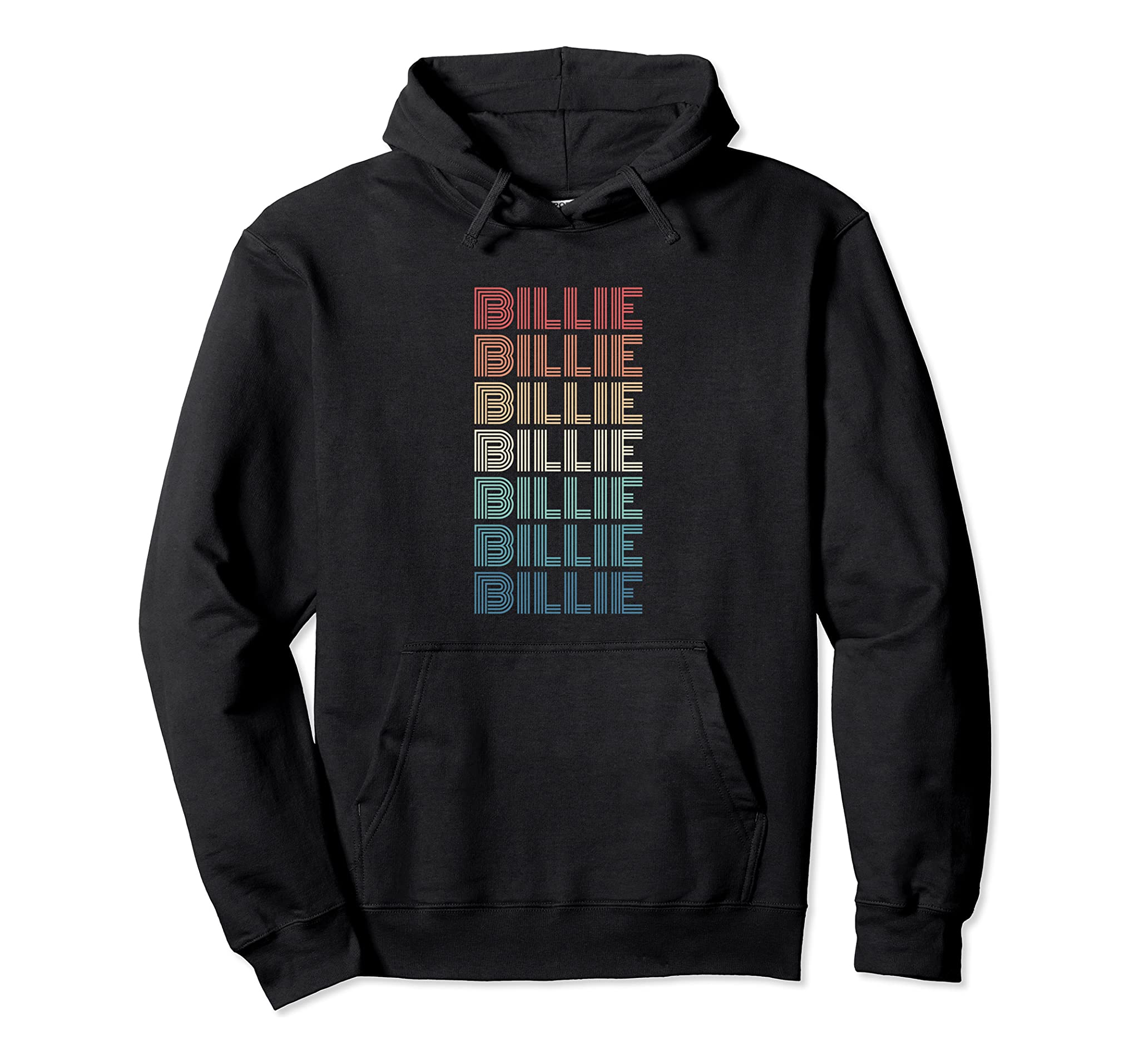 Retro Personalized Billie First Name Pullover Hoodie