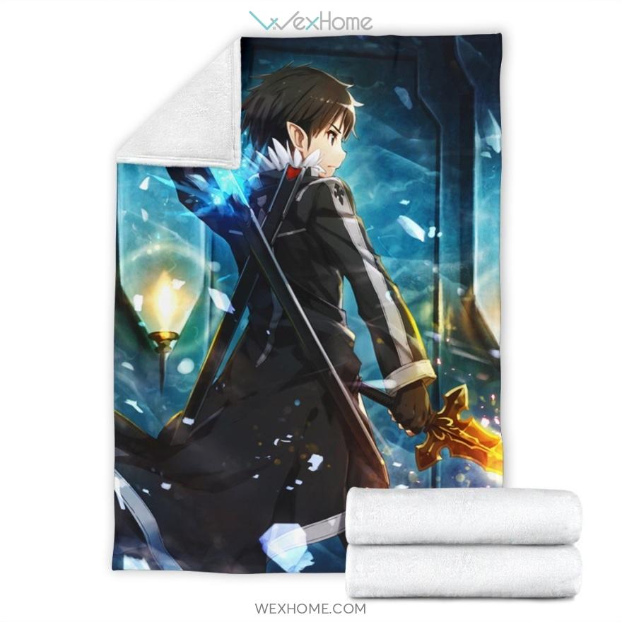 Kirito Sword Art Online Anime Premium Blanket