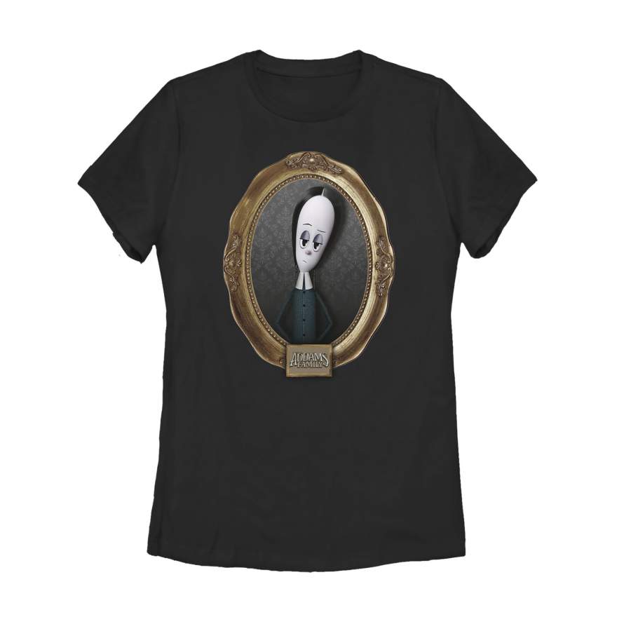 Addams Family Women’s Wednesday Classic Frame  T Shirt