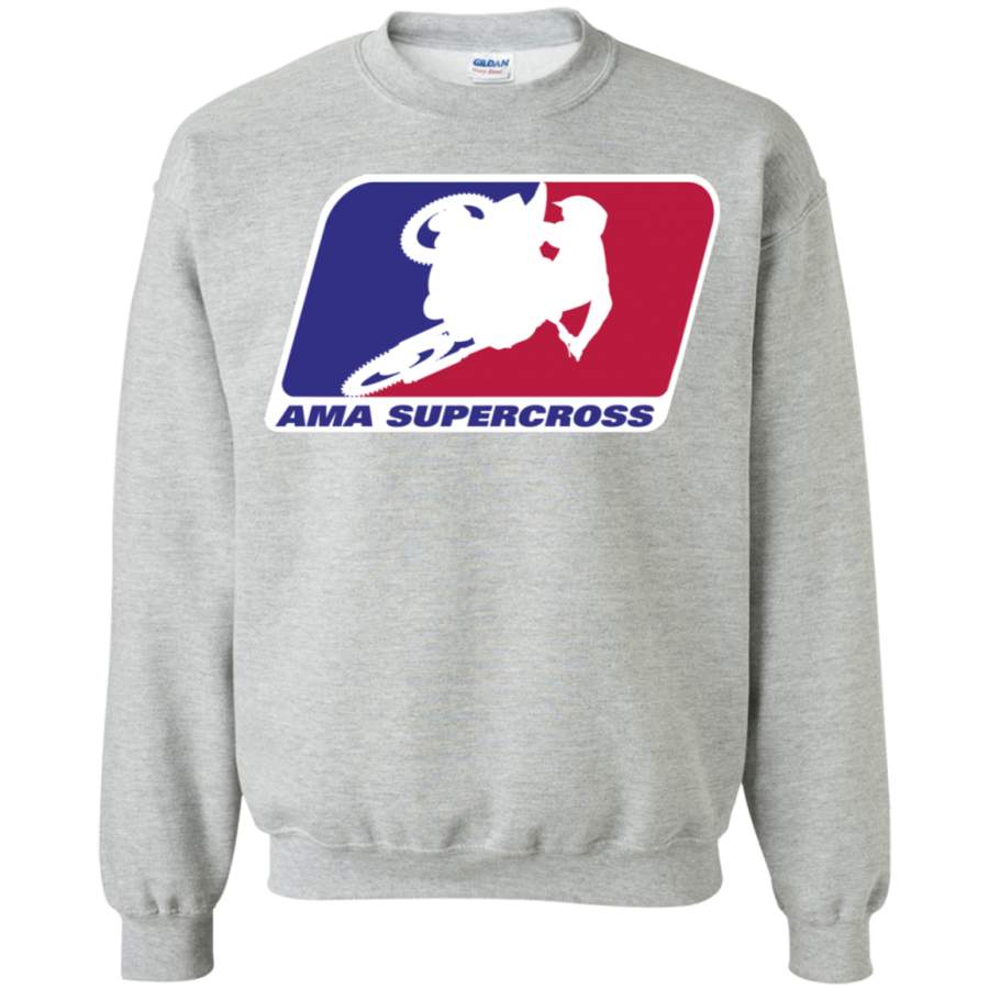 AGR AMA Supercross Logo Crewneck Pullover Sweatshirt