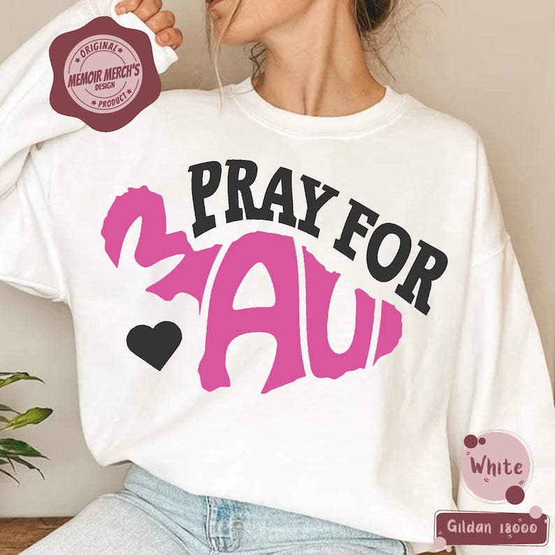 Pray For Maui Sweatshirt, 100% Of Profits Go To Relief Efforts, Maui Support Shirt, Maui Relief Tee, Hawaii Fire Victims, Lahaina Fire Sws1980