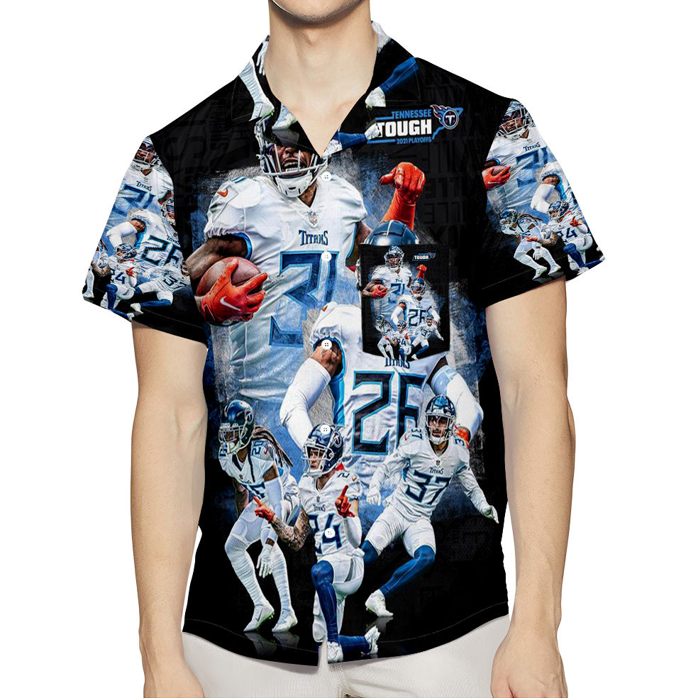 Tennessee Titans Players3 3D All Over Print Summer Beach Hawaiian Shirt With Pocket