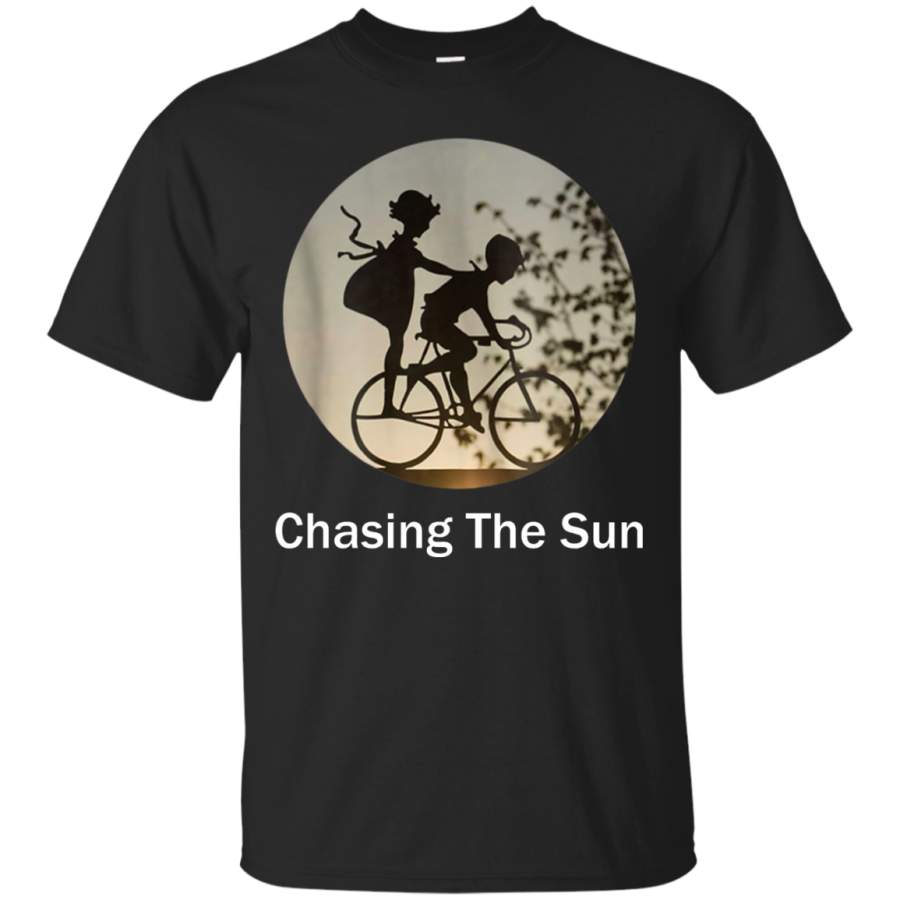 AGR Bike in Sunset with Kids on Bike T-Shirt