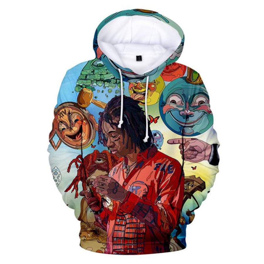 Fashion Singer Trippie Redd 3D Long Sleeve Hoodie – Slamandgo