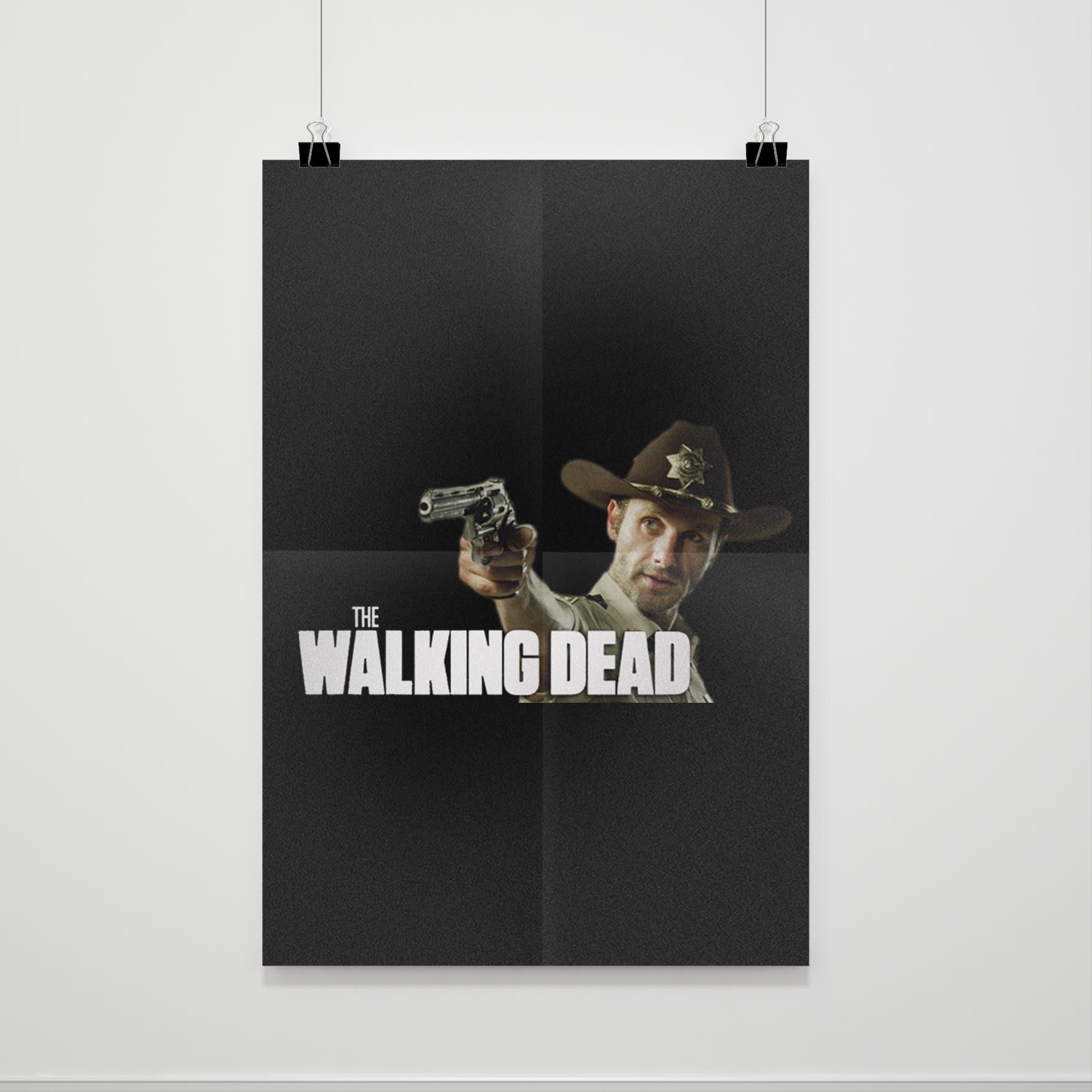 The Walking Dead Cop Poster - Poster Art Design