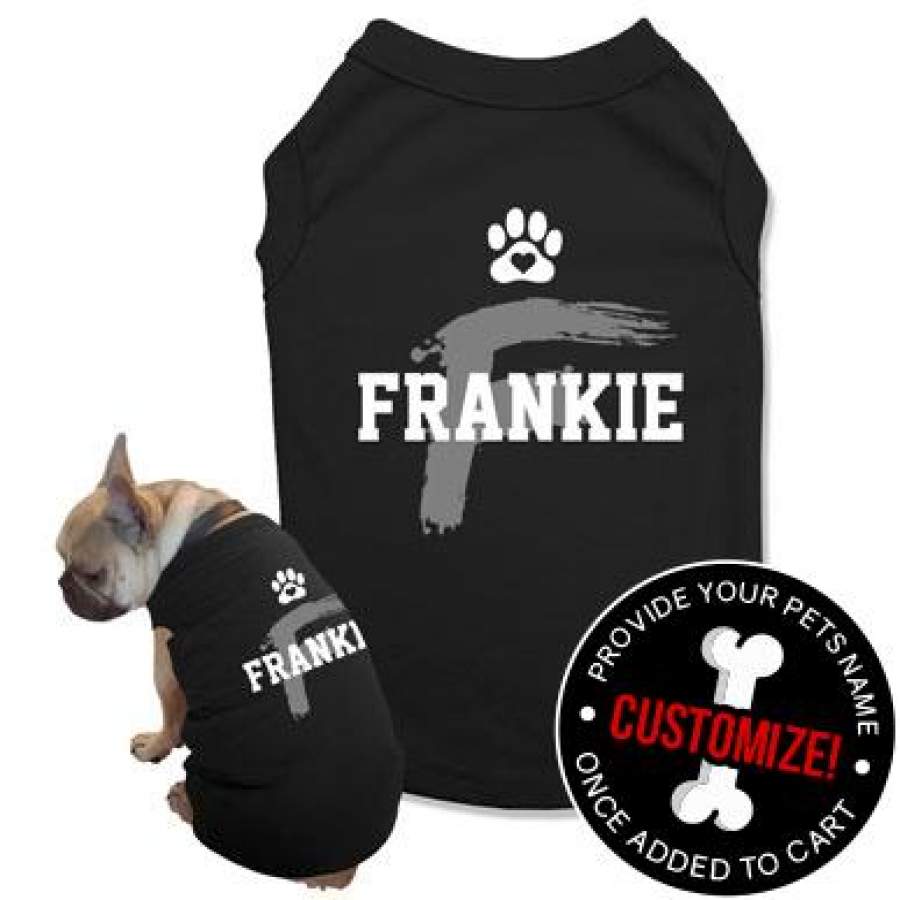 (Custom Dog Name) Boy Dog Tank Top – DOG-34