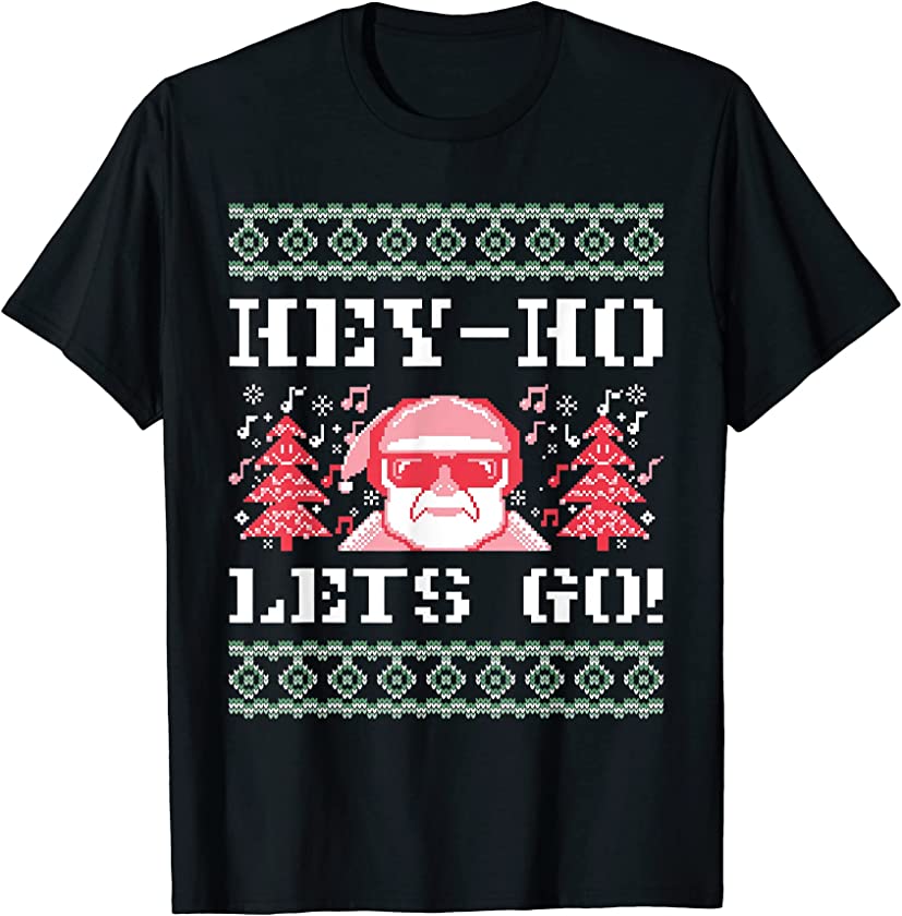 Ugly Christmas Sweater Santa funny T-Shirt