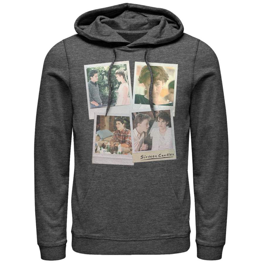 Sixteen Candles Men’s Character Polaroids  Lightweight Hoodie