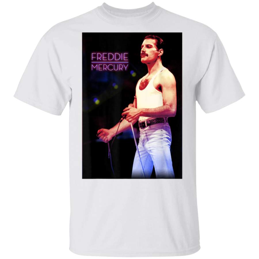 Freddie Mercury Official Neon Mic TShirt