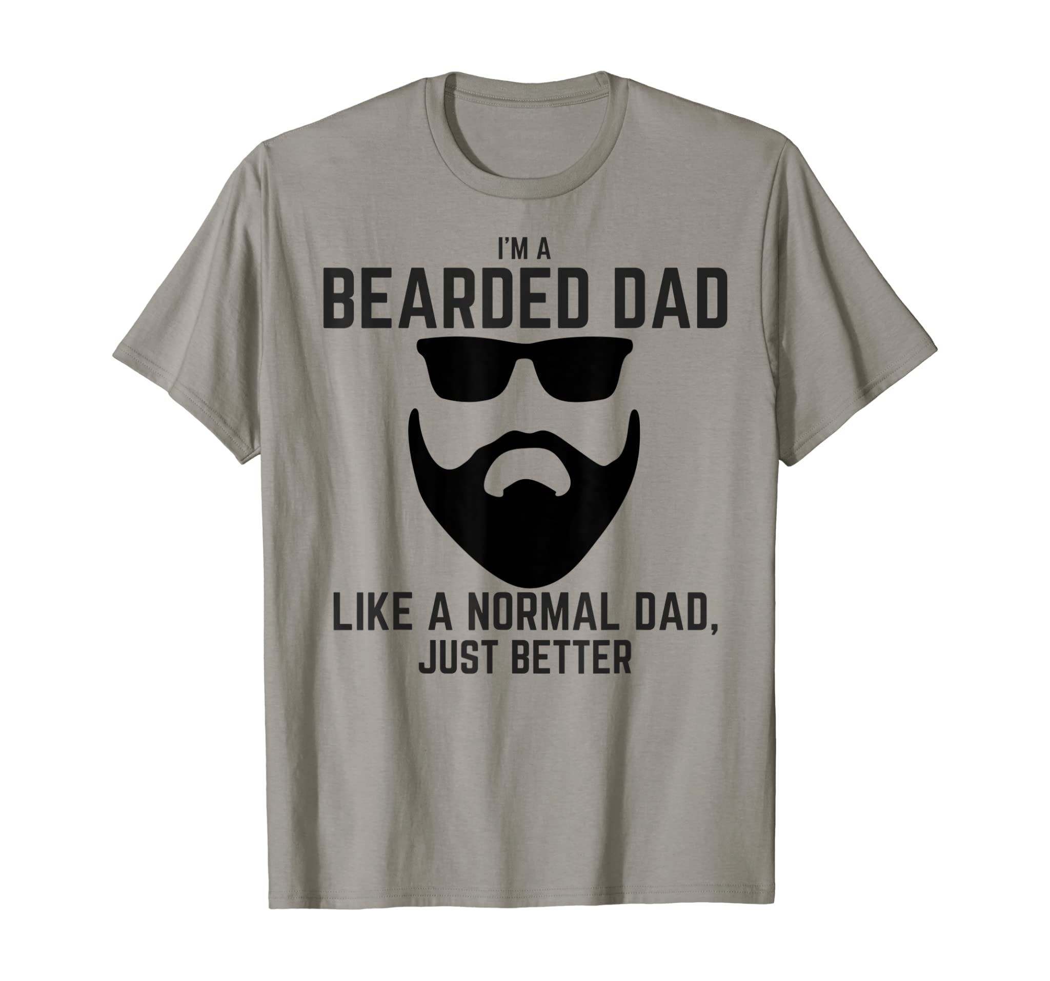 Mens Bearded Dad Shirt Mens Beard Humor Funny T-shirt Superhero