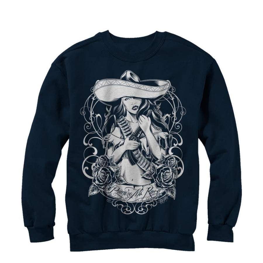 Aztlan Men’s Primero  Sweatshirt Navy Blue