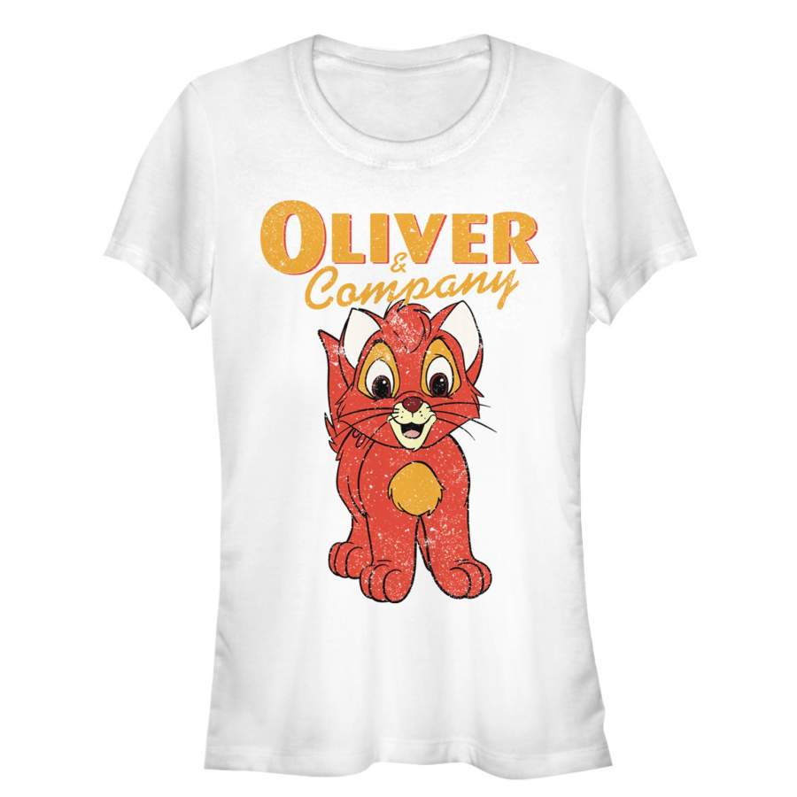 Oliver & Company Junior’s Kitten Portrait  T Shirt