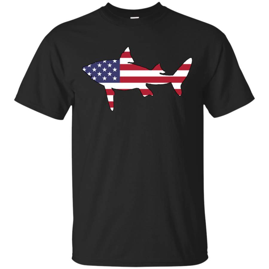 AMERICAN FLAG – Shark T Shirt & Hoodie