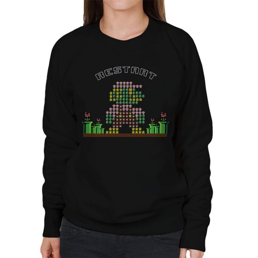 Super Restart Super Mario Women’s Sweatshirt