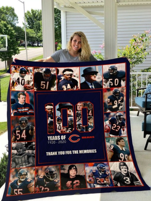 Chicago Bears 3 D Printing Quilt V4 Gift For Fan Football Lovers