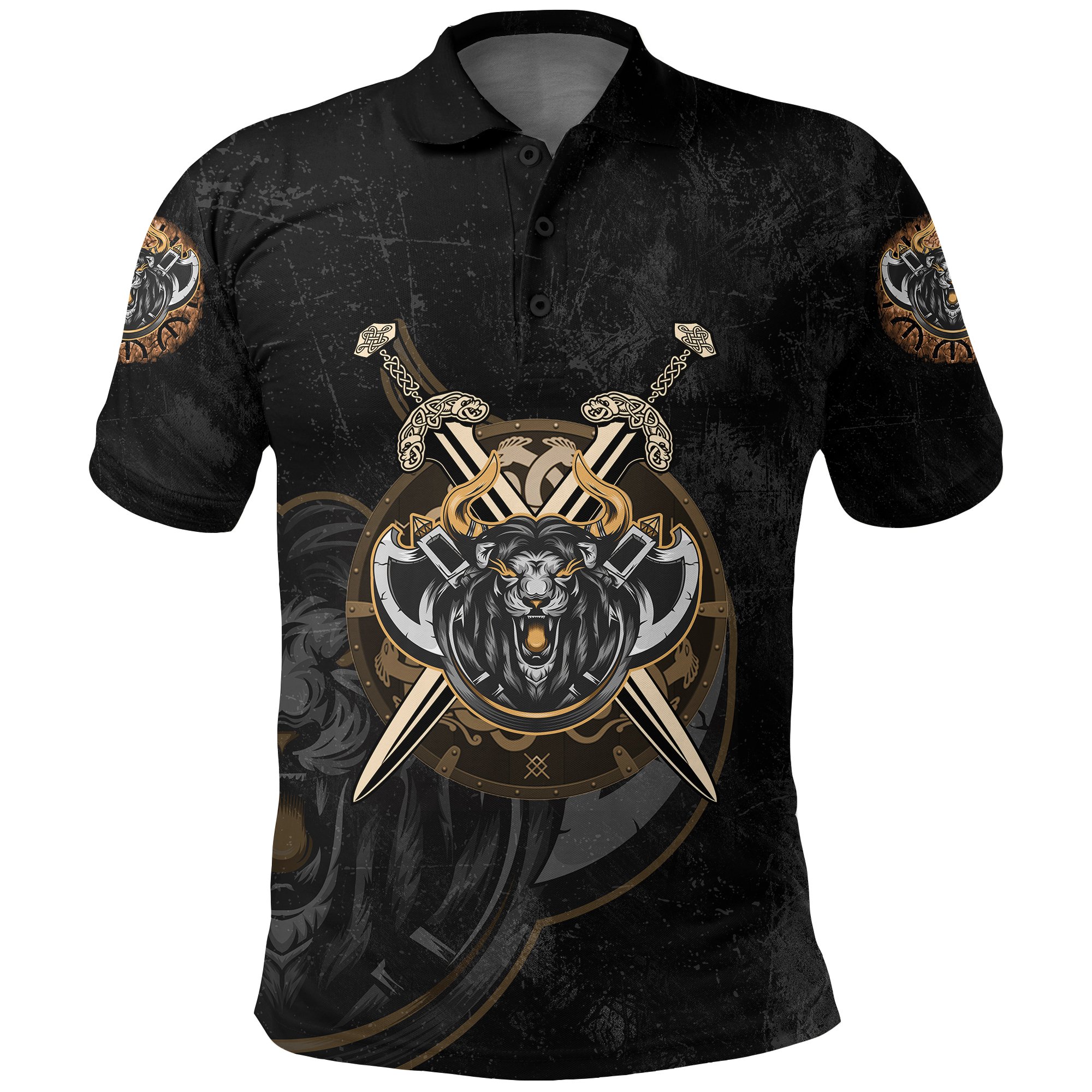 Viking Polo Shirt Lion A27