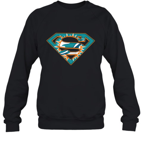 We Are Undefeatable The Miami Dolphins X Superman 2D Sweatshirt