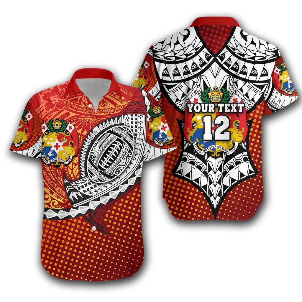 (Custom Personalised) Tonga Rugby Hawaiian Shirt Polynesian Version Special