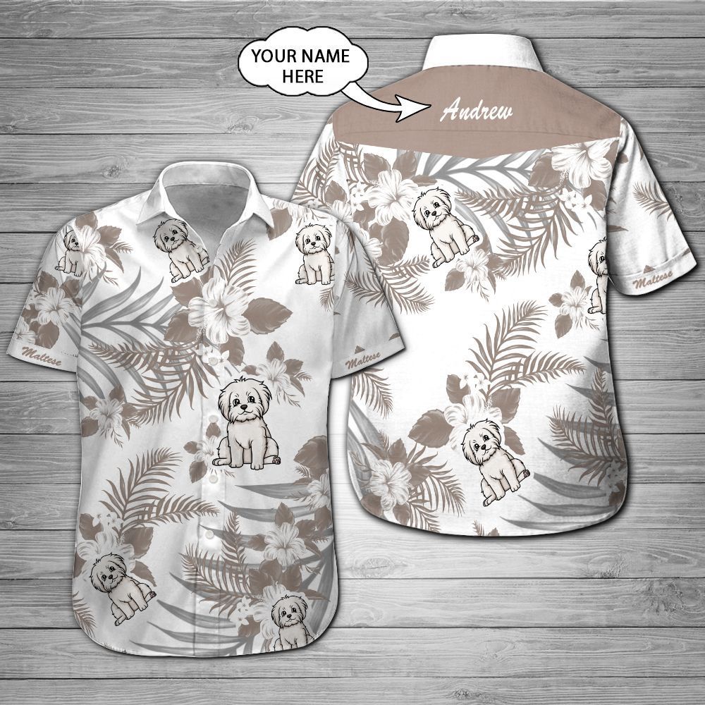 Maltese Custom Name Hawaii Shirt 201 Ha16956