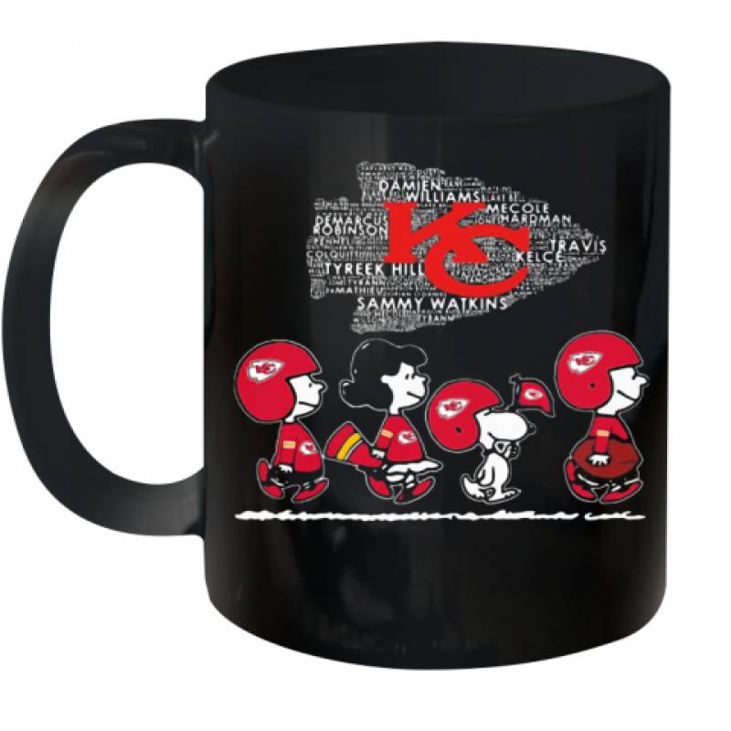 The Peanuts Kansas City Chiefs Team Football Ceramic Mug 11oz