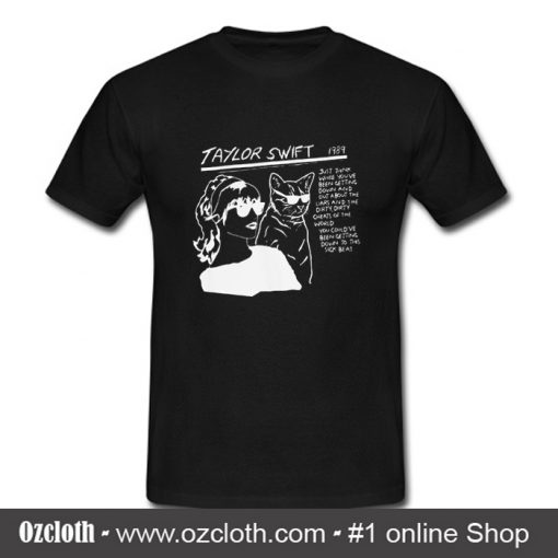 Taylor Swift Sonic Youth Style T Shirt (Oztmu)